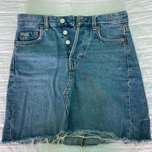 Medium Wash Jean Skirt
